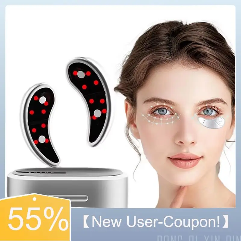 A60T อุปกรณ์นวดตา LED Micro-Current ใหม่เพื่อบรรเทาเส้นรอบดวงตา บวม และความเมื่อยล้า