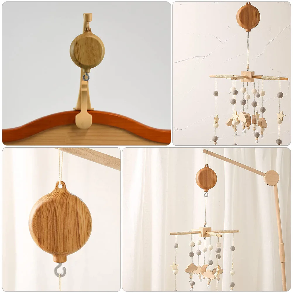 

Electric Music Pendant Baby Bed Decor Accessory Light Small Size Premium Safe for Babies Crib Hanging Mobile for Kids