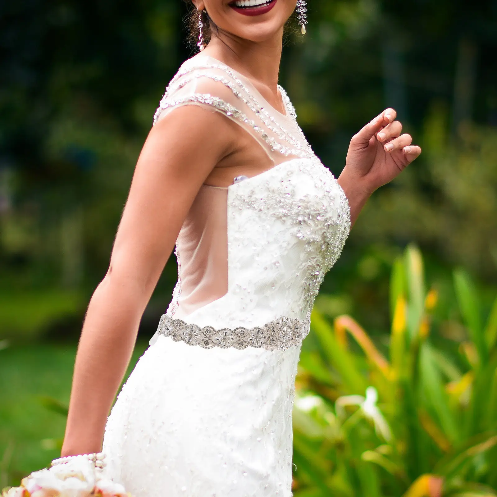 

1 шт. Свадебный пояс со стразами, пояс для невесты, жемчужный свадебный аксессуар, изысканная лента для свадьбы, помолвки, вечеринки