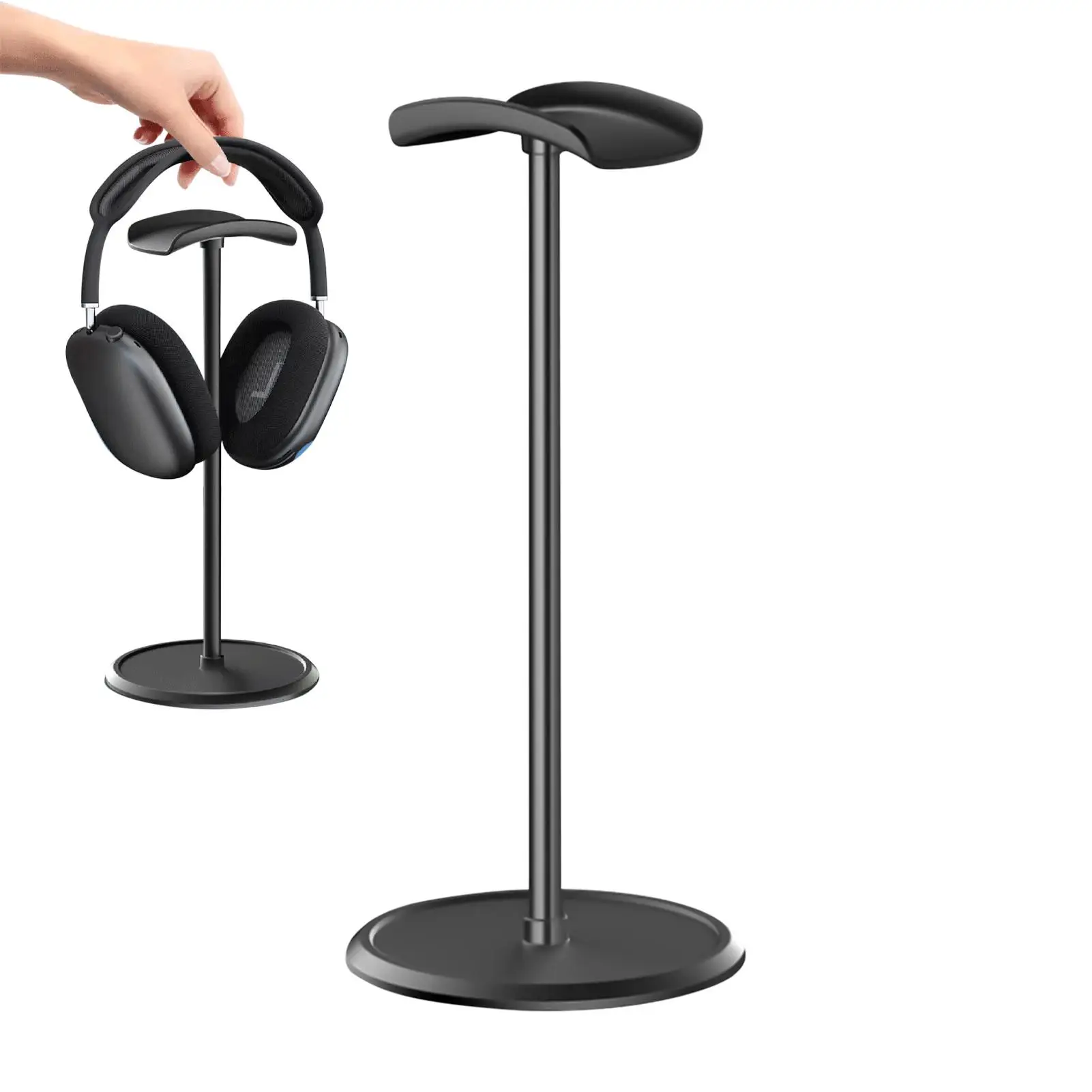 حامل سماعة الأذن/حامل سماعة الأذن المثبت على الرأس/حامل تخزين سماعة الأذن تصميم دعم منحني حامل سماعة الألعاب العالمي #2