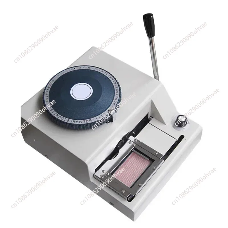 Metal Tag Dog Tag Embossing Machine Manual Stainless Steel Nameplate Embossing Machine Aluminum Tag Embossing Machine