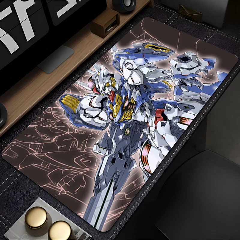 

Mechanical Warrior Gundam Aerial Mouse Pad PC Accessories Mousepad Rubber Non Slip Desk Mat Computer Gamer Laptop Keyboard Pad