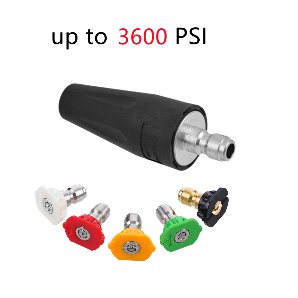 3600PSI Pressure Water Gun Rotating Adapter 1/4