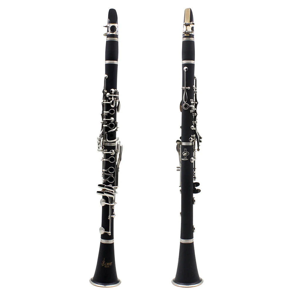 SLADE Clarinetto in Sib 17 tasti Bachelite in legno Strumento professionale a fiato Clarinetto tenore con scatola Reed Parti di strumenti musicali