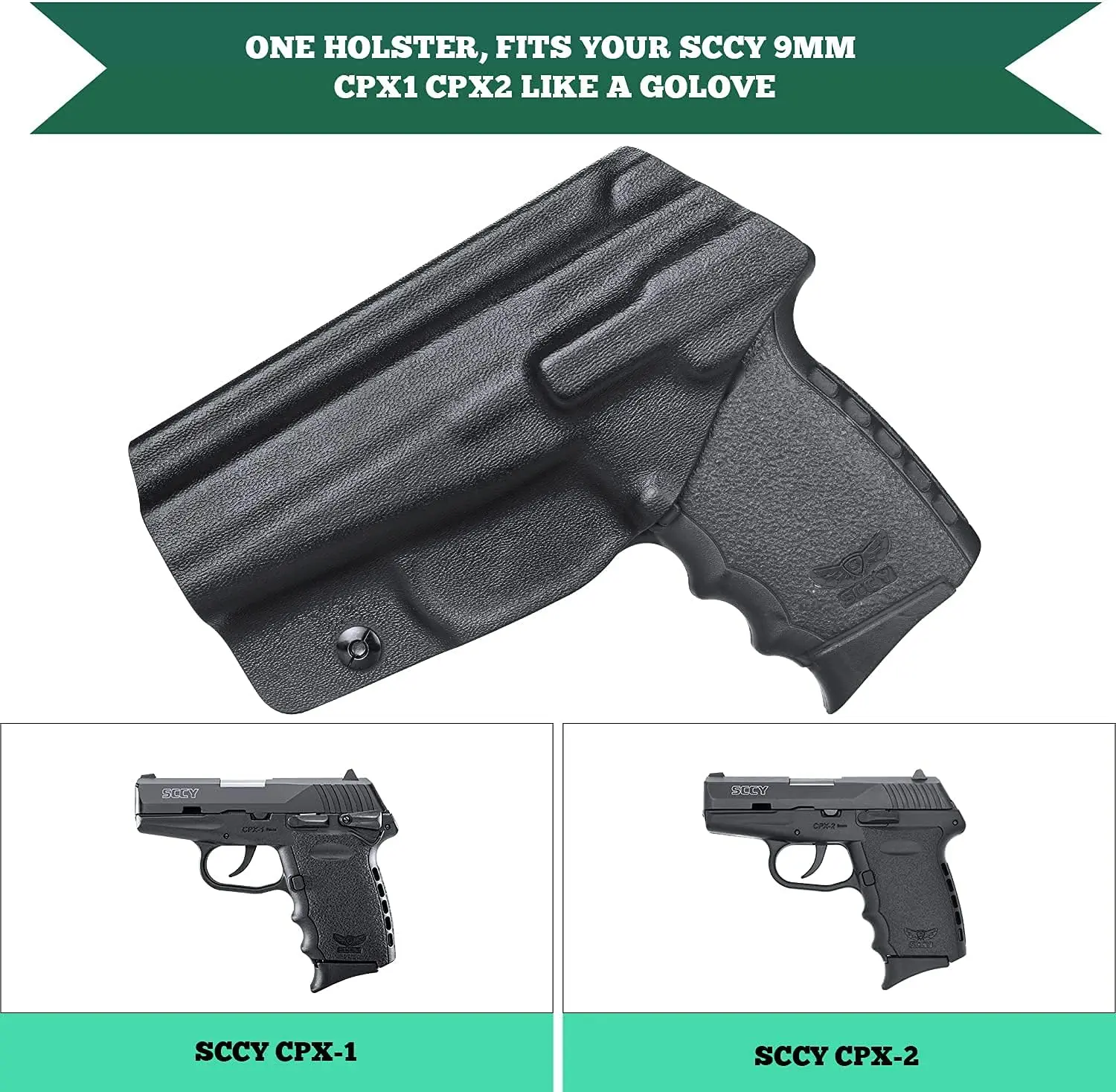 

Подходит для SCCY 9mm CPX-1 CPX-2 Gen 1-2 - (не подходит для CPX1 / CPX2 Gen 3), кобура IWB KYDEX, внутренняя кобура для скрытого ношения на поясе.