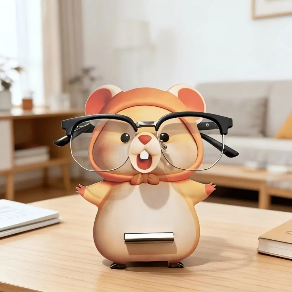 Cute Multi Style Eyeglasses Holder Desktop Animal Shaped Desk Accessory Cartoon Display Rack Office Desk