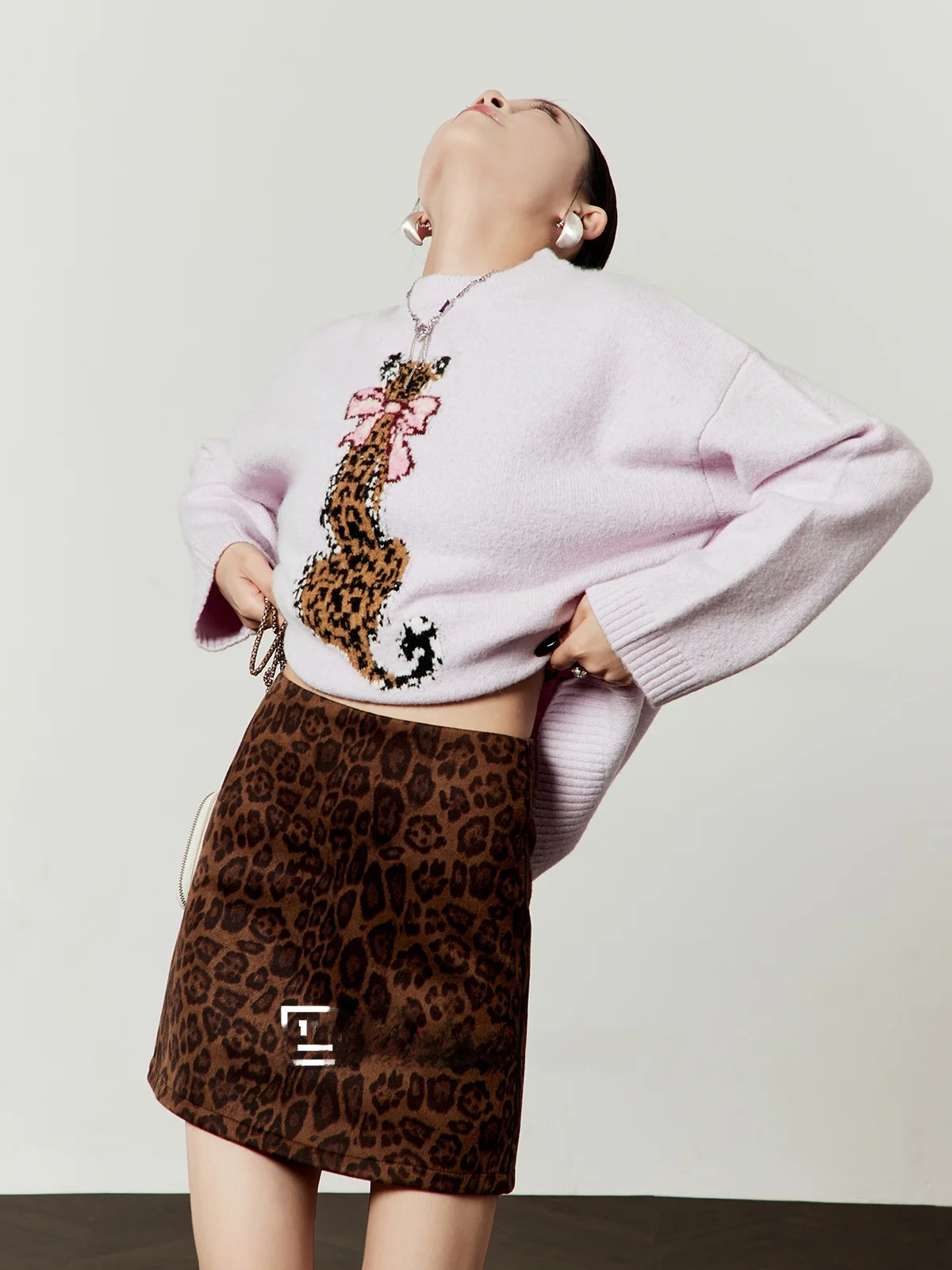 

Свободный круглый свитер с узором «узелок», повседневный, фиолетовый, женский, весенний, новый, мягкий, удобный, модный, уличный стиль