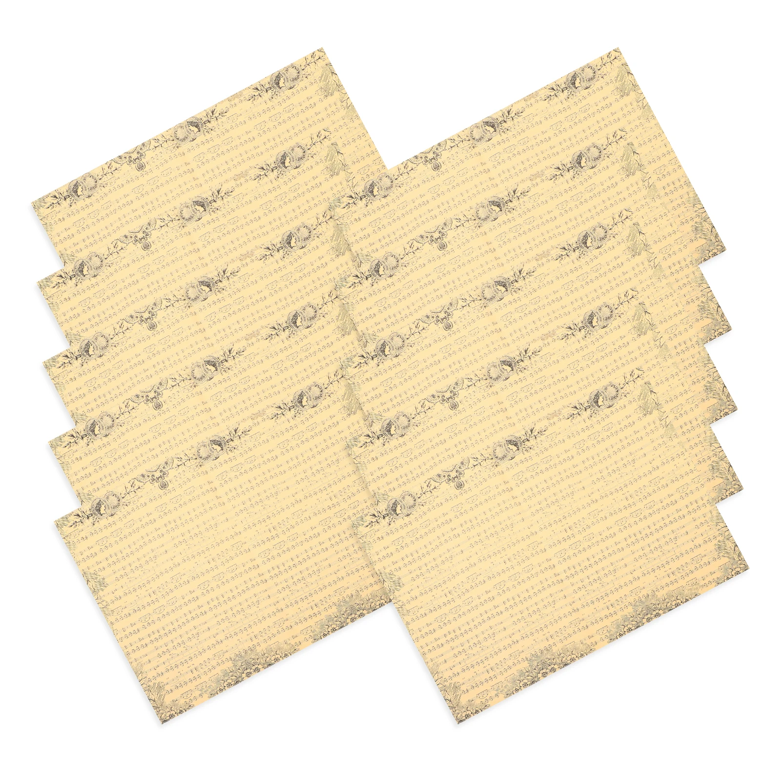 

20 Sheets Vintage Musical Note Wrapping Paper Retro Flower Wraps for Gifts Flowers Seasonal DIY Craft Floral Bouquet Wrap Floral