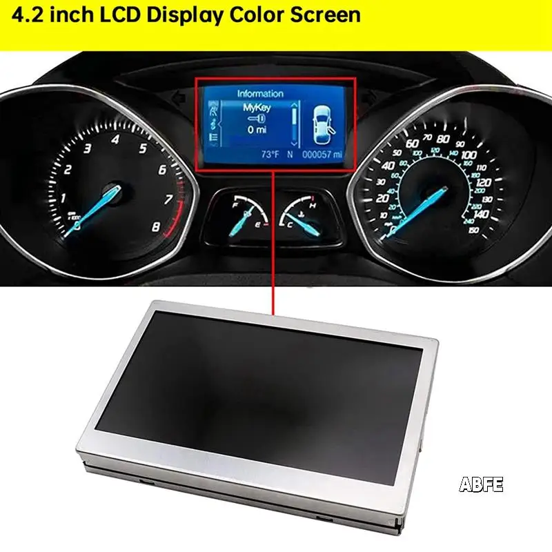 

Car Dashboard Speedometer 4.2 Inch LCD Display Color Screen For Ford Focus Escape 2013-2016 150MPH Speedometer Cluster