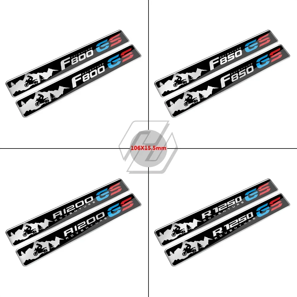 Untuk BMW F800GS F850GS R1200GS R1250GS Petualangan 3D Resin Stiker Motor Dekorasi Stiker Kecil