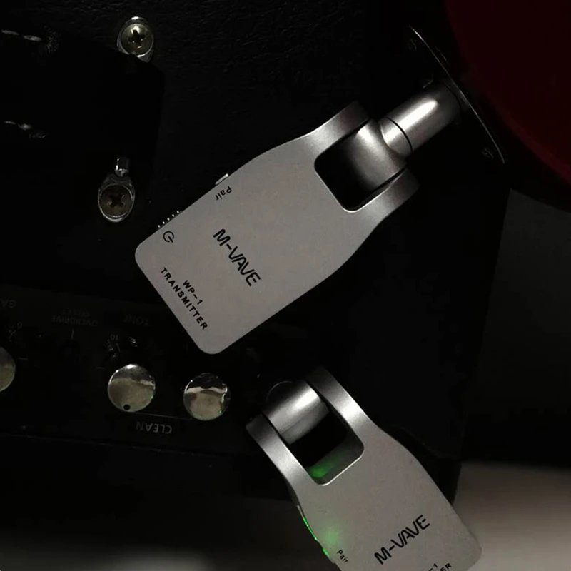 RISE-WP-1 Беспроводная гитарная система 2,4G передатчик и приемник перезаряжаемый диапазон 30 м для электрогитары и бас-гитары