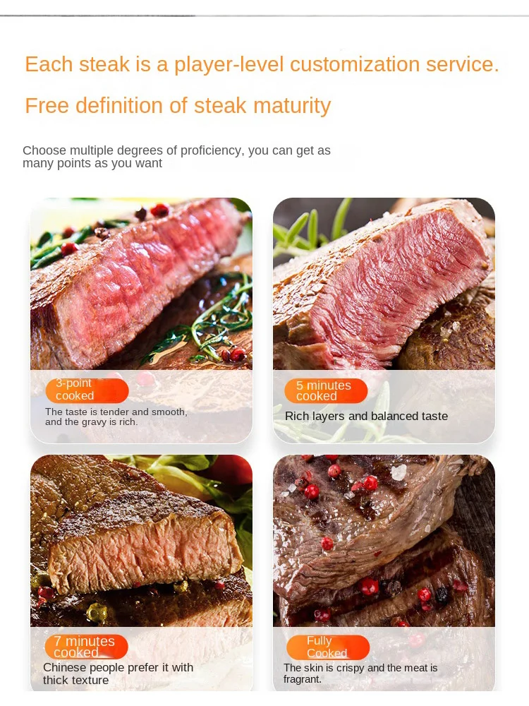 Интеллектуальная автоматическая машина для жарки стейков с подогревом, многофункциональная сковорода для жарки, бытовая маленькая фотография