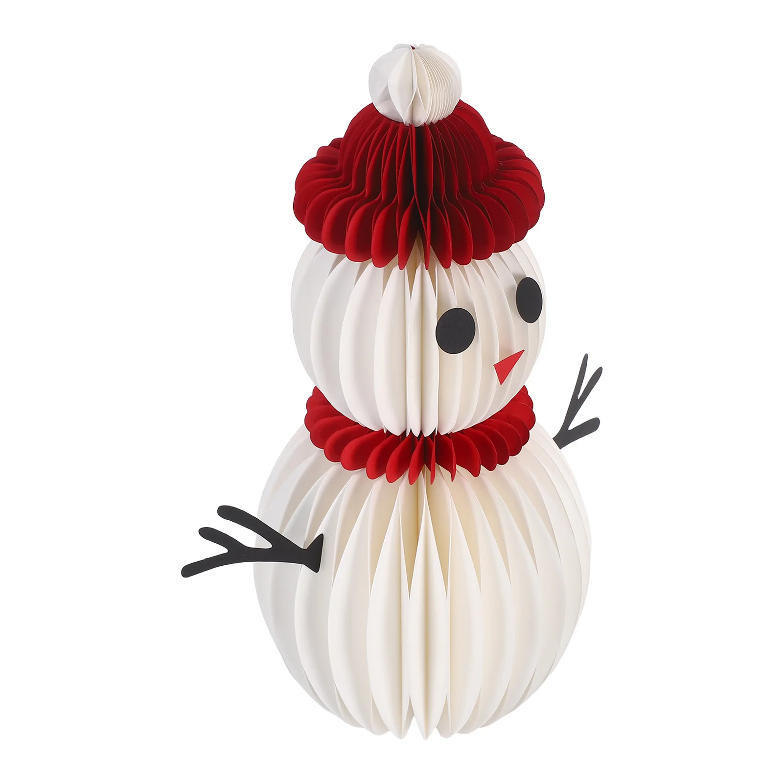

Christmas Decor Farmhouse Decorations Honeycomb Snowman Desktop Dinning Table Craft Mini Figures