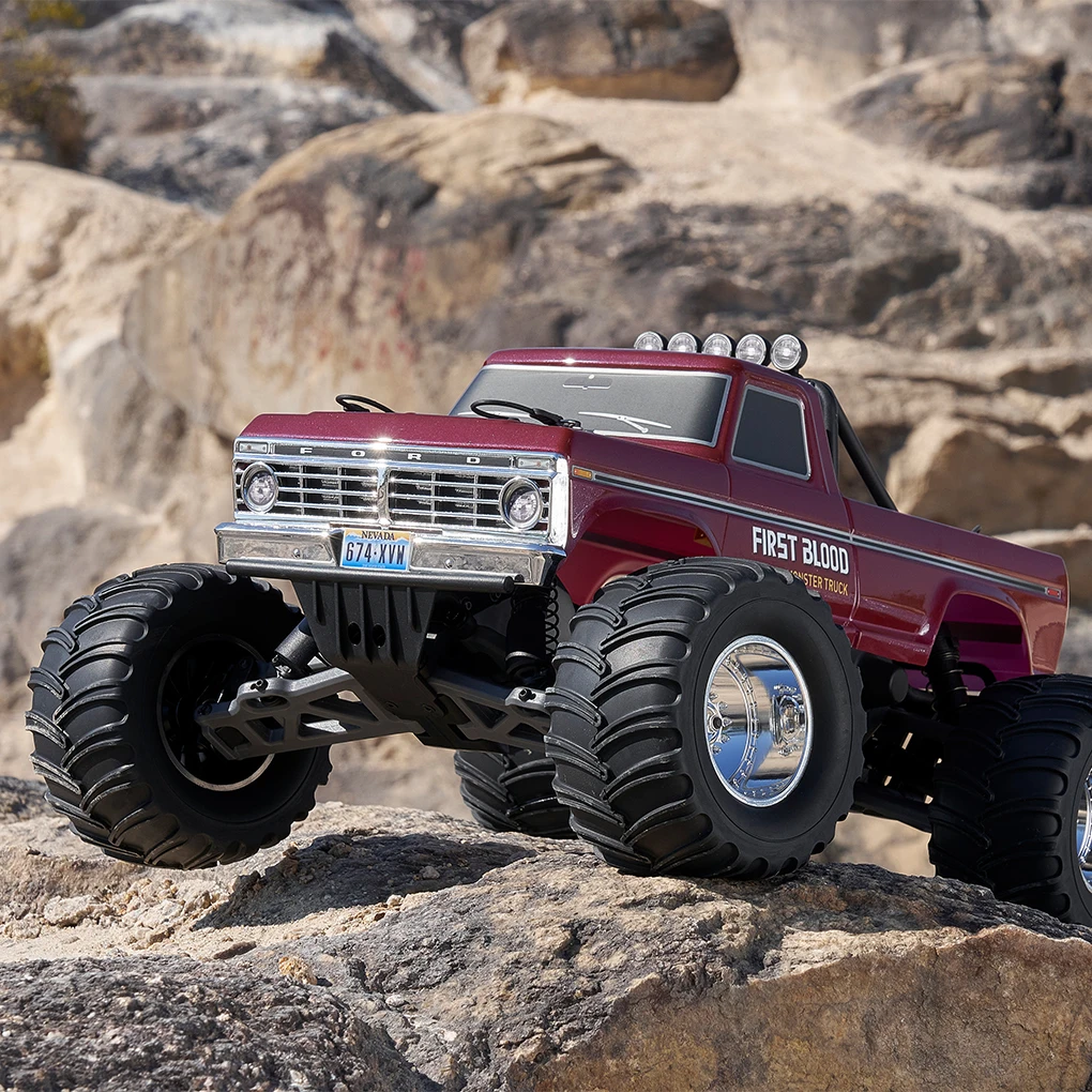 FMS 1/10 Fmt F100 RC عالية السرعة شاحنة كبيرة الإطارات Rc التحكم عن بعد نموذج سيارة الدفع الرباعي عالية السرعة على الطرق الوعرة اللعب