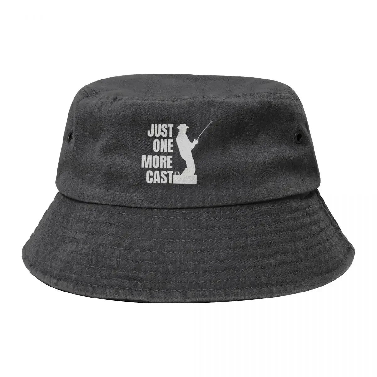 Just one more cast I promise - I got fish to catch Bucket Hat derby hat Cosplay Hat Baseball Cap hiking Women's 2024 Men's