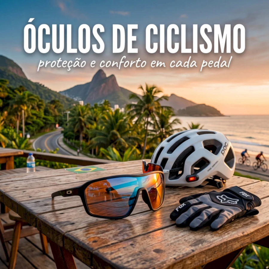 Óculos de ciclismo: proteção e conforto em cada pedal