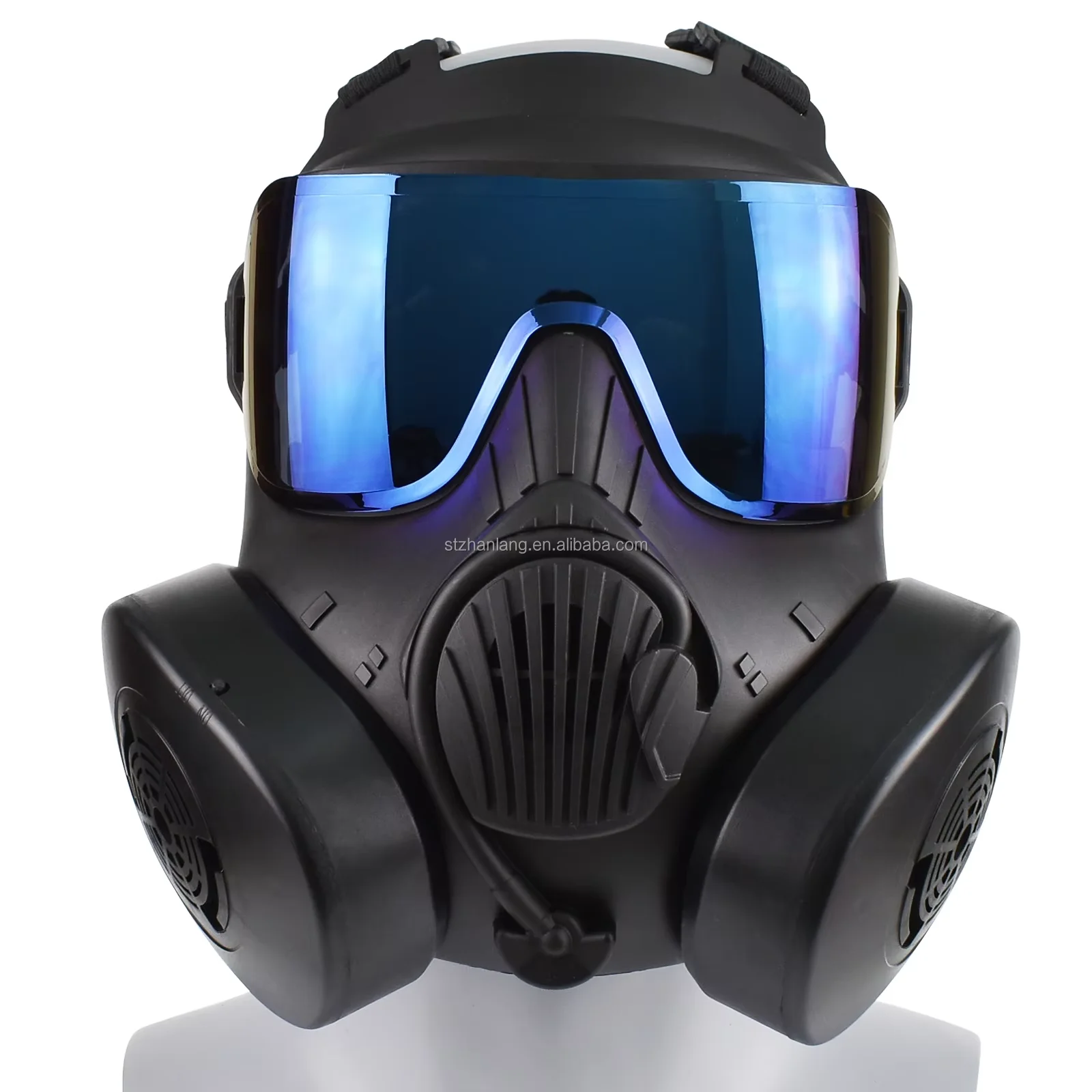 REikirc Zlangsport Taktische Masken ZL4/M50 FM54 Objektive Vollgesichts-Luftschutzmaske weich Zum Schießen, Jagen, Reiten, Training, CS-Spiele, Cosplay 5
