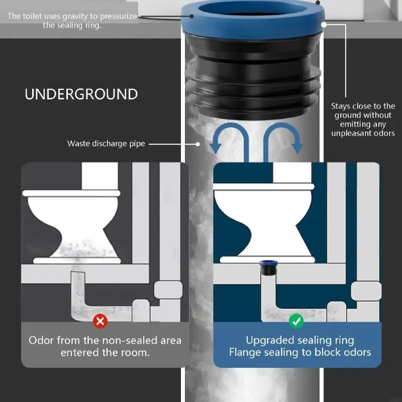 ABS Toilet Seal Rings Not Corrosion Flange Gasket for Installation