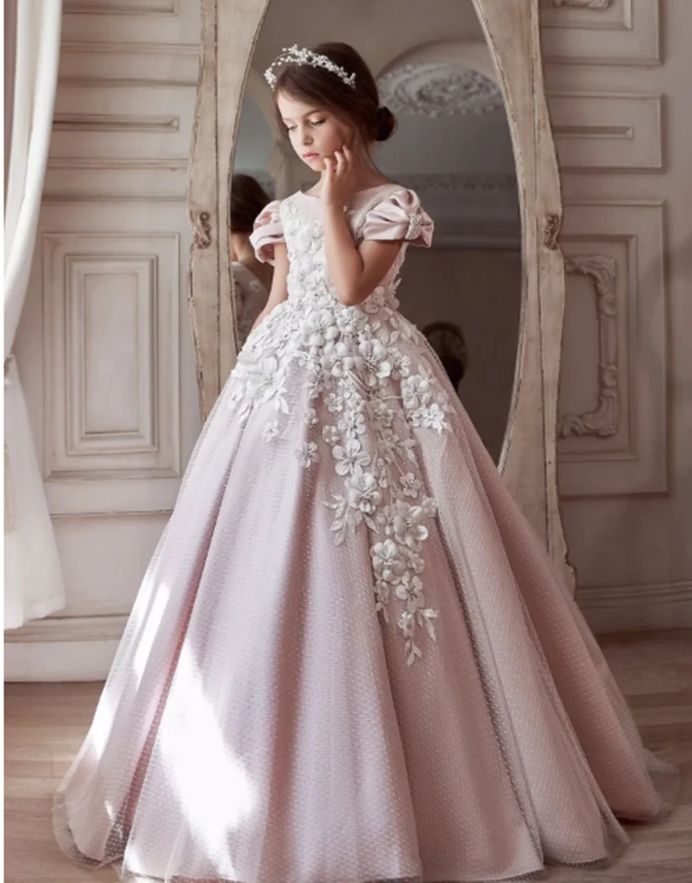 

Flower Girls Dresses For Weddings Little Girl Party Frocks Dress Prom Evening Birthday Dresses