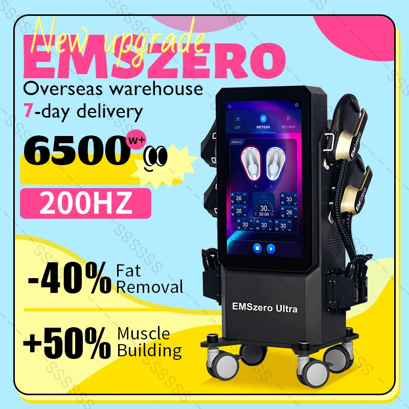 

Emszero Machines 15 Tesla Professional 6500w NEO Body Slimming Muscle EMS Electromagnetic Stimulate Buttock Toning 2025