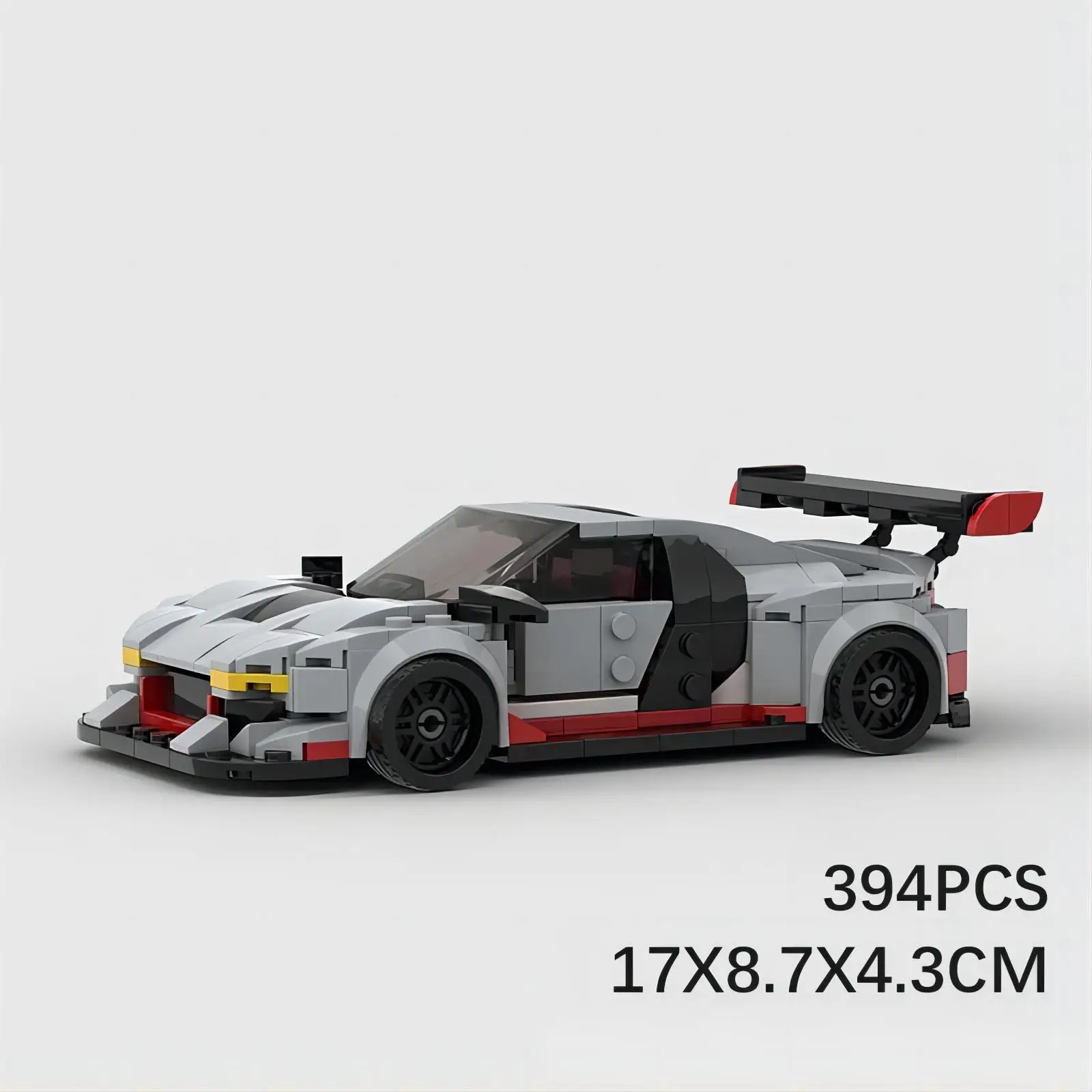 Audied Racing Speed Toy Car series Bricks R8 GT3 Champions Sports Car Building Blocks Vehicle Brick Education Kids Toys For Boys