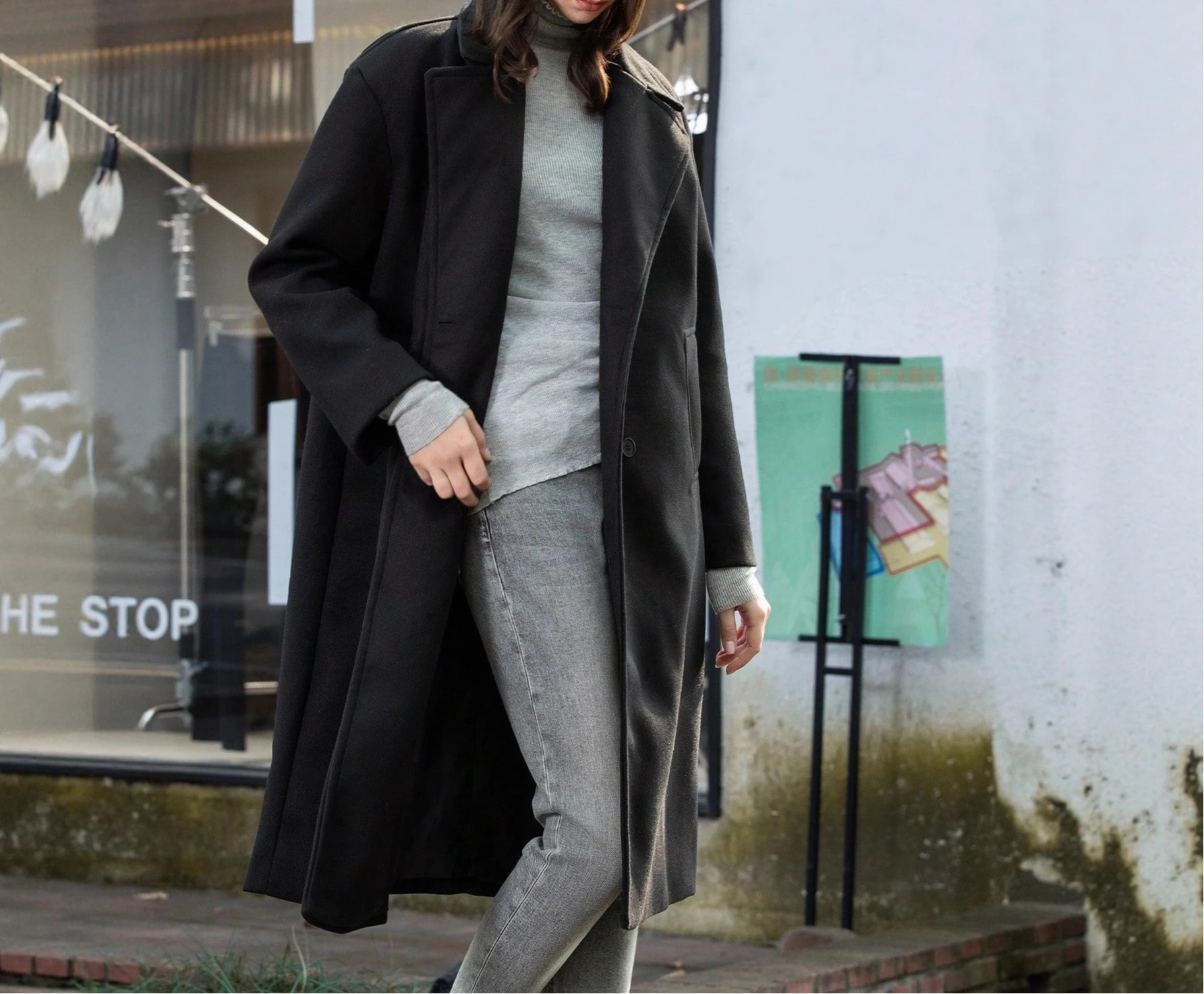 

Осень-зима 2022, новая женская уличная одежда, теплое двустороннее высококачественное пальто, плащ, куртка