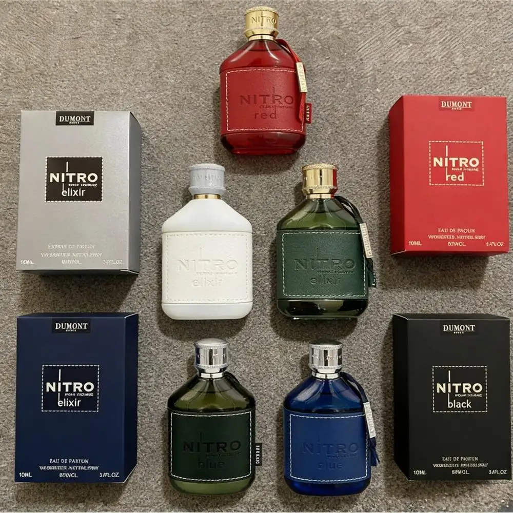 Perfume Dumont Nitro Arabian Unisex, Aroma Duradero, Lujoso Aroma Oriental Amaderado con Bergamota, Eau de Toilette