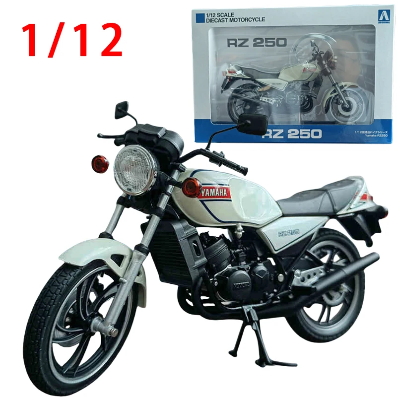 Diecast 1/12 Yamaha RZ250 Motorcycle Model Simulation Yamaha Alloy Car Model Collection Display Toys for Boys Gifts