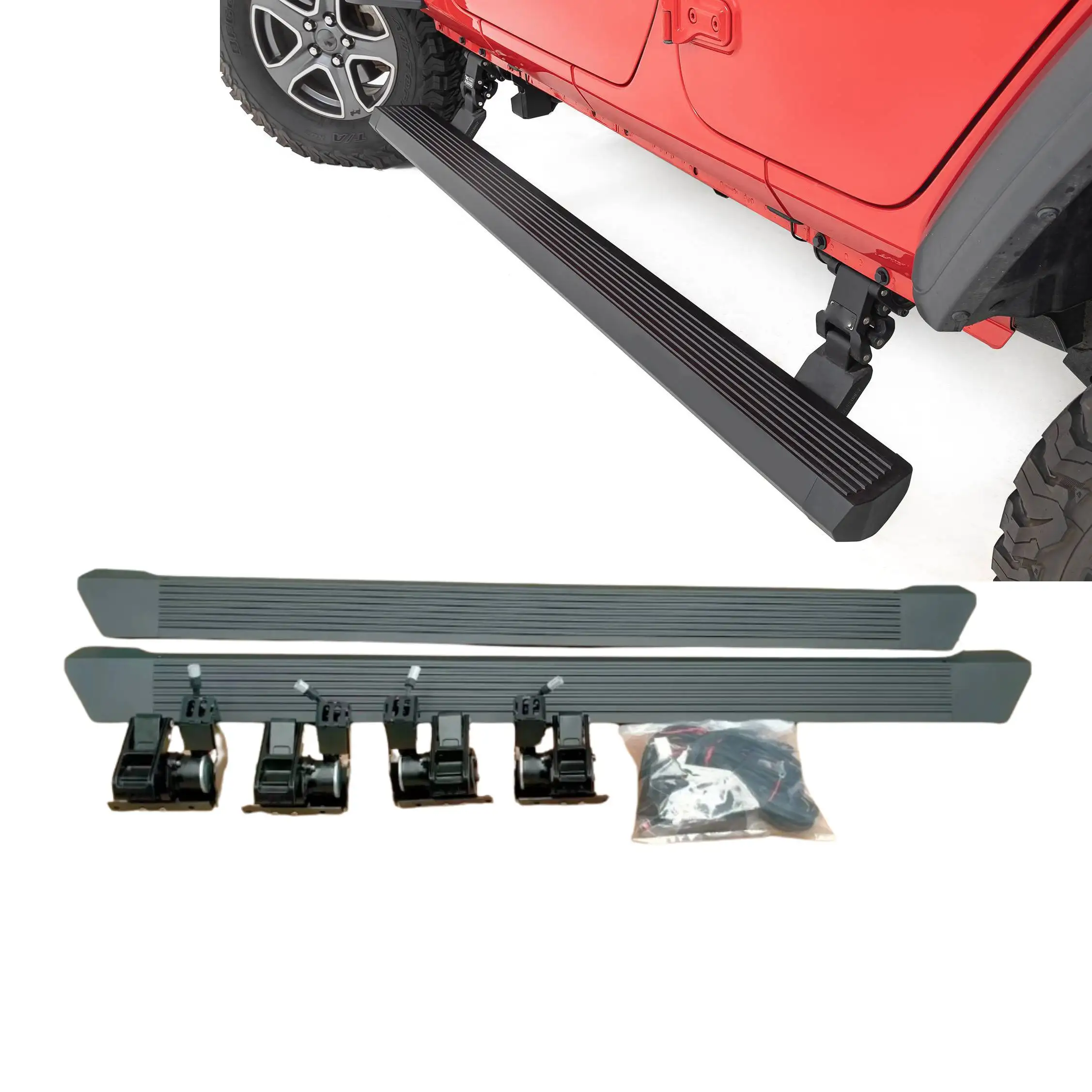 Automotive modification parts JT ELECTRIC RUNNING BOARD for Jeep Wrangler JT 2018 2019 2020