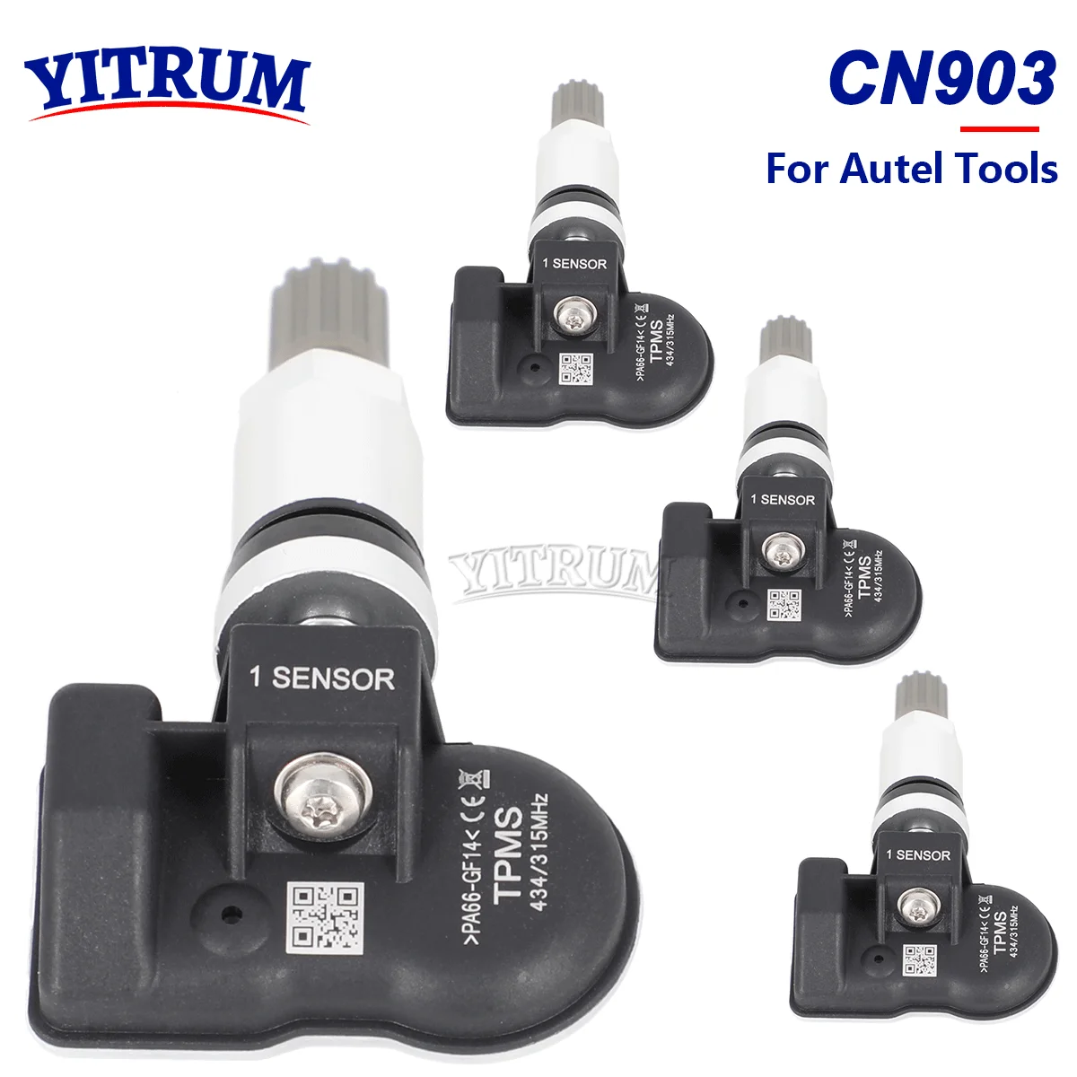 CN903 TPMS Universal Sensor For Autel Tools TS408 TS508 TS608 TS601 TS808 TS906 Programmable Common Sensor 315MHz 433MHz 2 IN 1