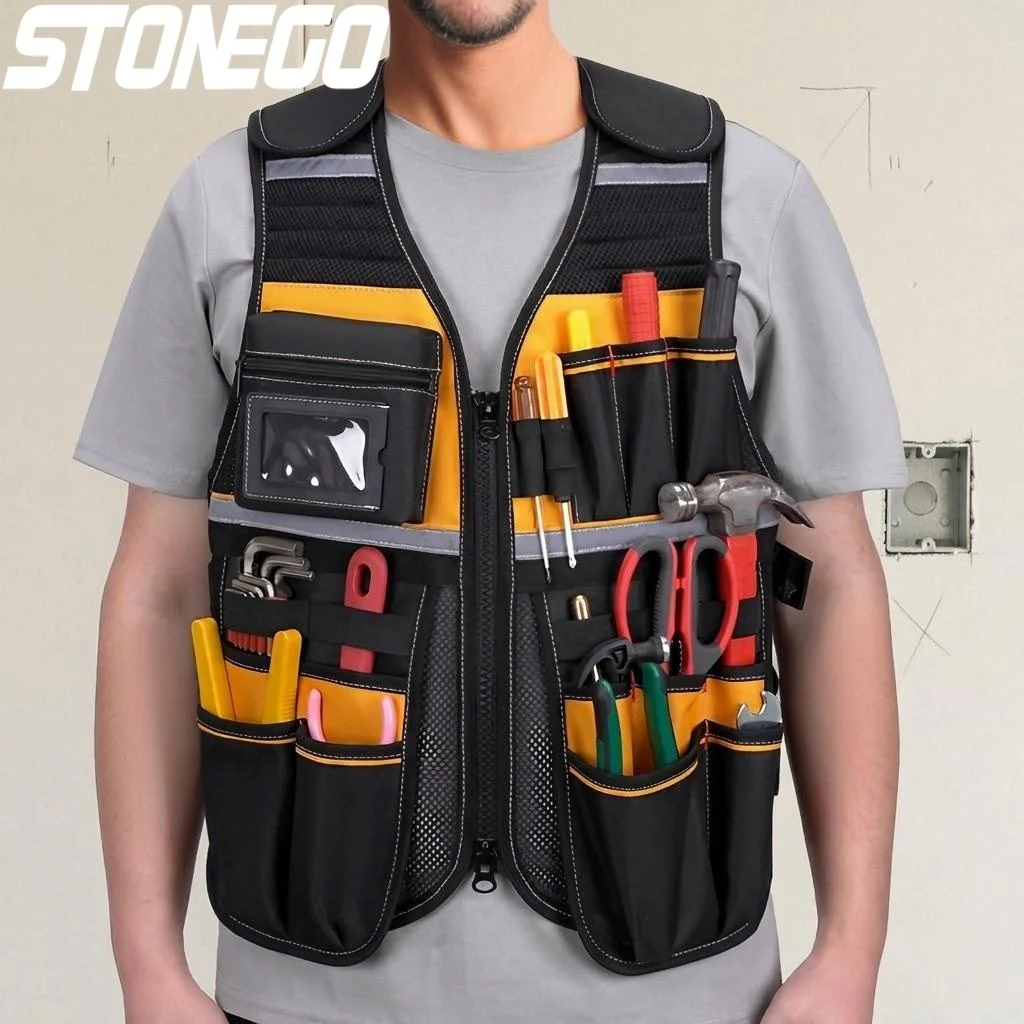 gilet-portautensili-traspirante-con-tasche-multiple-giacca-da-lavoro-riflettente-per-edilizia-giardinaggio-e-riparazioni-auto