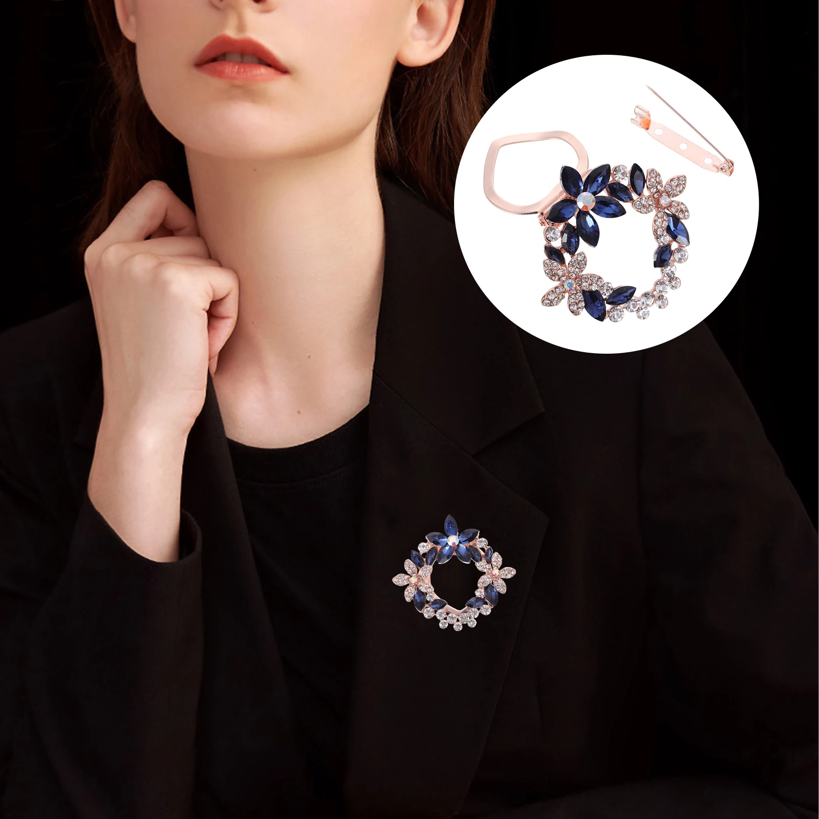 

1pc Women Buckle Accessory Buckle Accessory Holder Shawl Scarf Clip Clip Dress Decor Gift Idea Scarf Holder