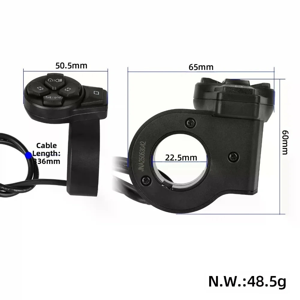 

Headlight Control Multifunctional Switch Scooter Ride Safety Convenient Control Electric Scooter Accessory Self Balance Scooters