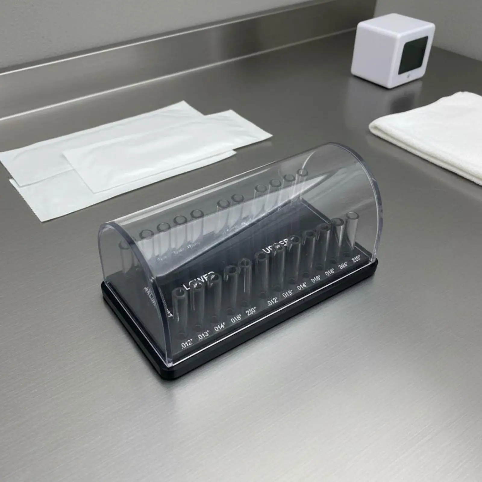 Dental Storage Container Clear Acrylic Organizer Archwire Holder Box Drawer Type Oral Supply for Professional Clinic