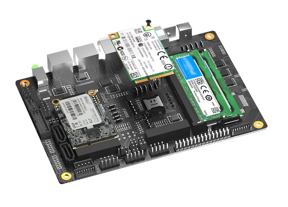 MSECORE Industrial Mini PC Fanless Intel Core i7/i5/i3 6COM RS232 Dual GbE LAN Wake on LAN Auto Power On 4G Slot Dustproof 24/7