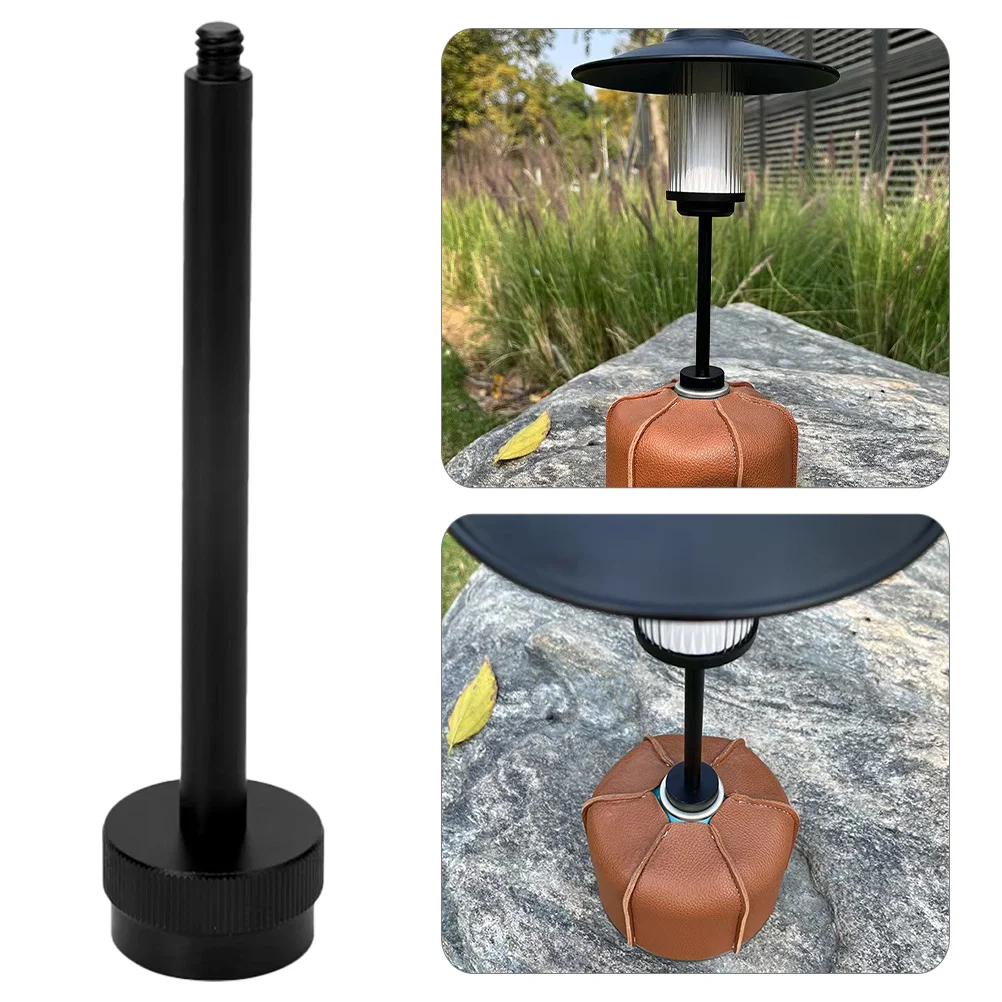 

Propane Lamp Stand Universal Flat Gas Canister Adapter Lightweight Portable Stable Lamp Pole for Camping Propane Light Stand