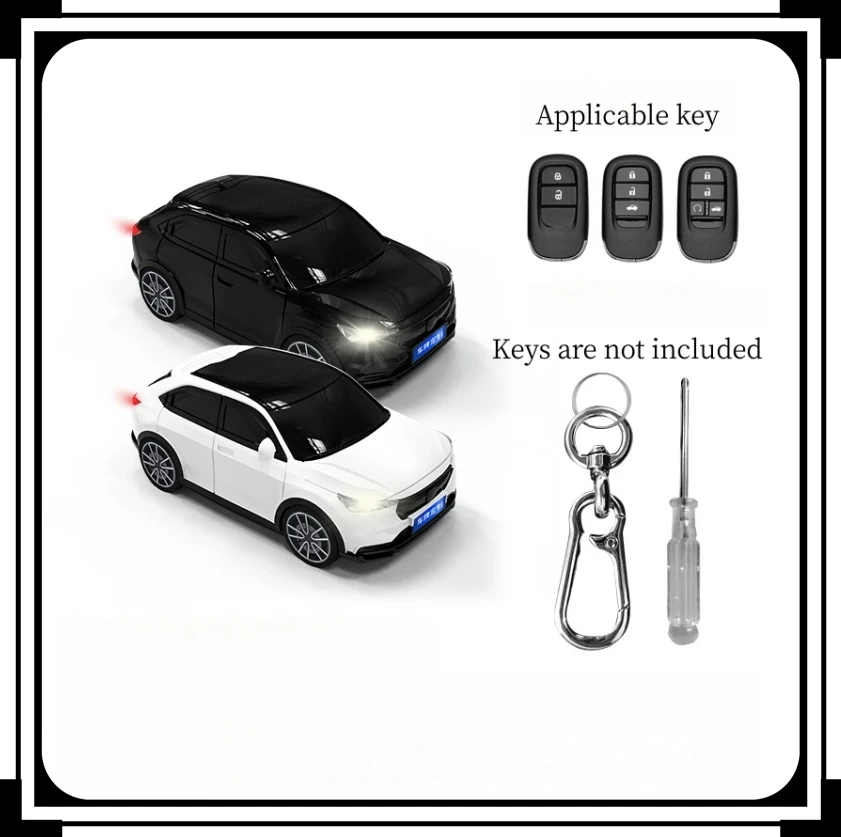 

For 2023 Honda XRV Key Cover Car Model Key Protective Case Creative Personalized Gift Car Key Pack Buckle Accessories Key Cover