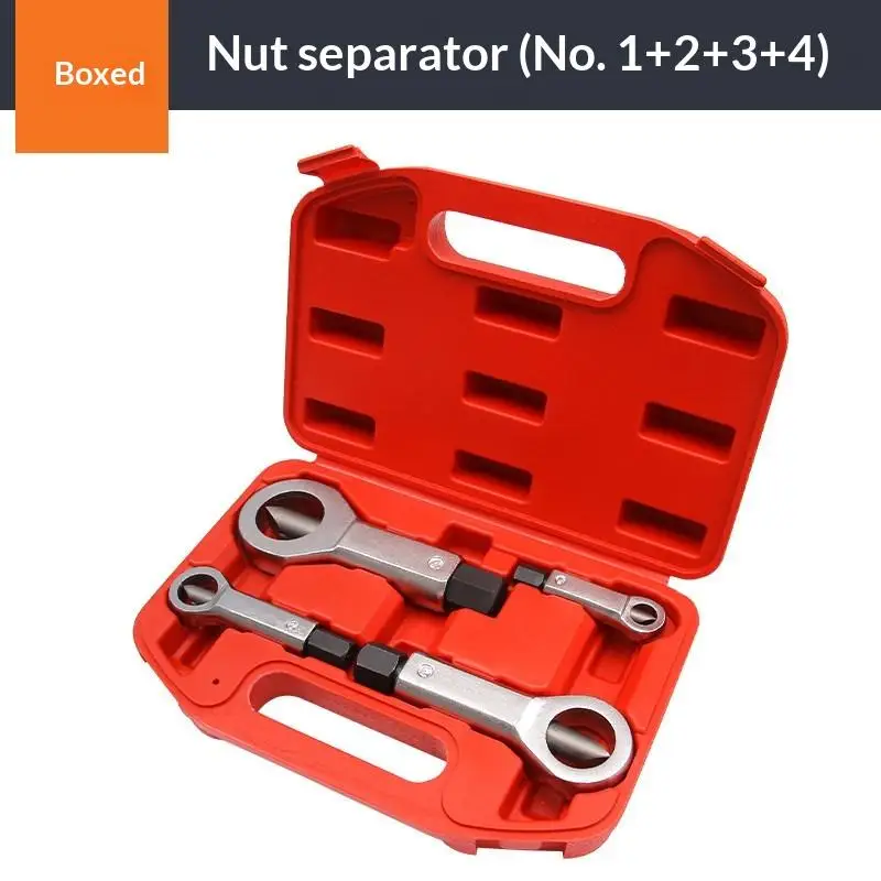 Nut Screw Splitter Set Remover Tools,Rusted Nut Breaker,Carbon Steel Nut Remover Extractor,Manual Pressure Nut Cracker Splitter