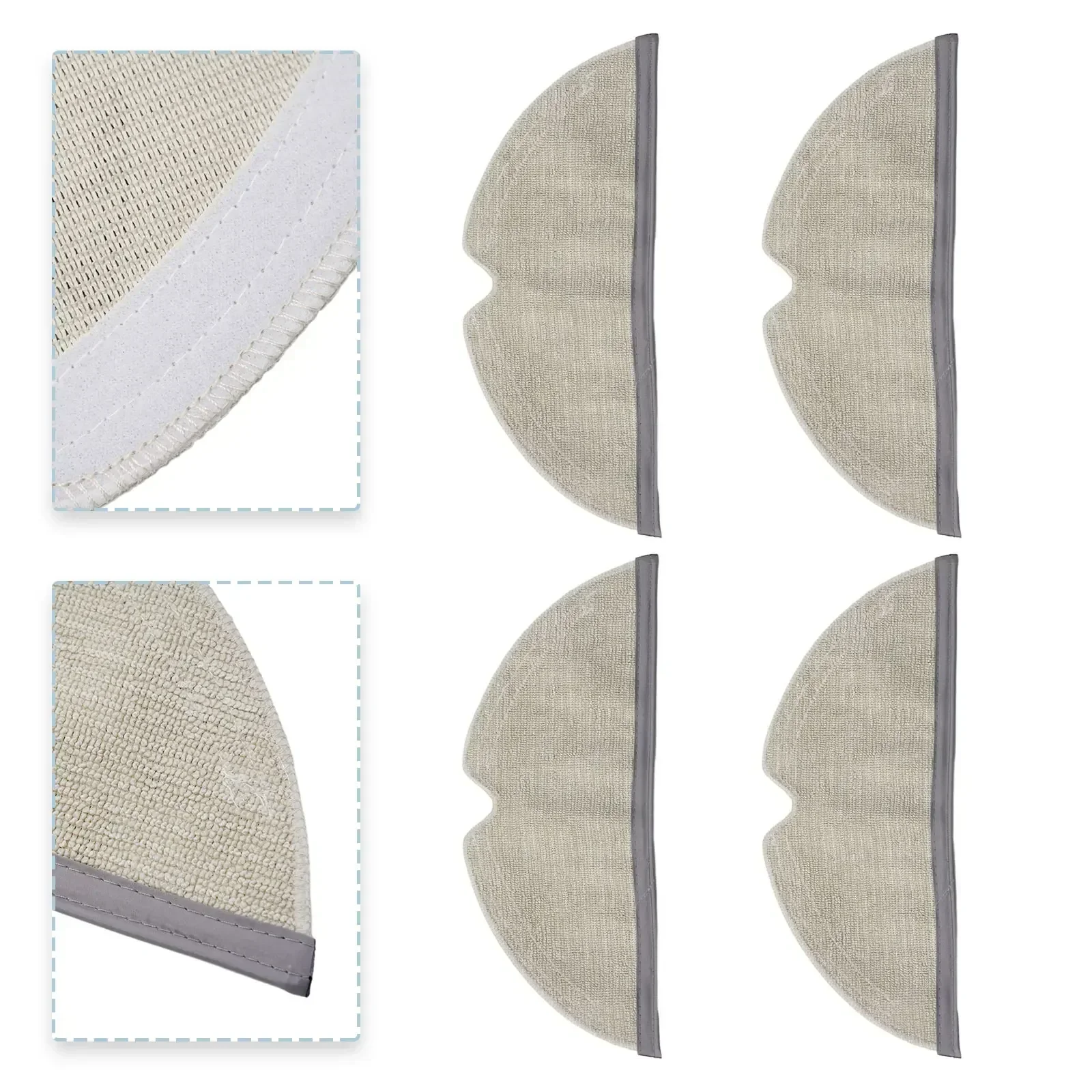 4 قطعة وسادة الممسحة ل Roborock Q8 MAX MAX Plus جهاز آلي لتنظيف الأتربة قطع غيار التنظيف المنزلي استبدال الملحقات