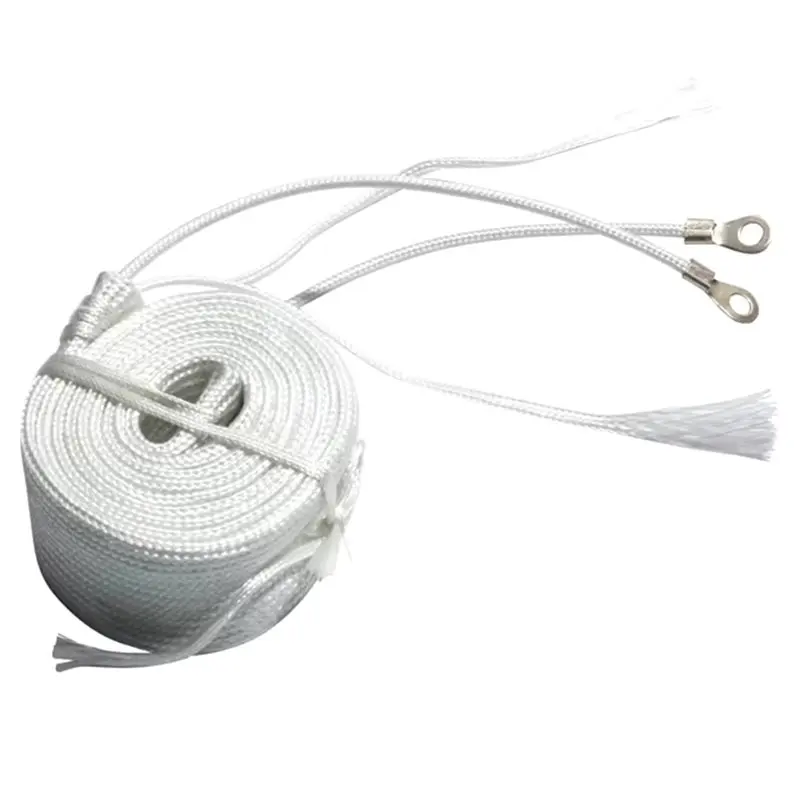 

Электрический нагревательный пояс 220В, 30 мм шириной, из стекловолокна, для обмотки труб, 1 шт., 4 м, Tropical Heat-A78U