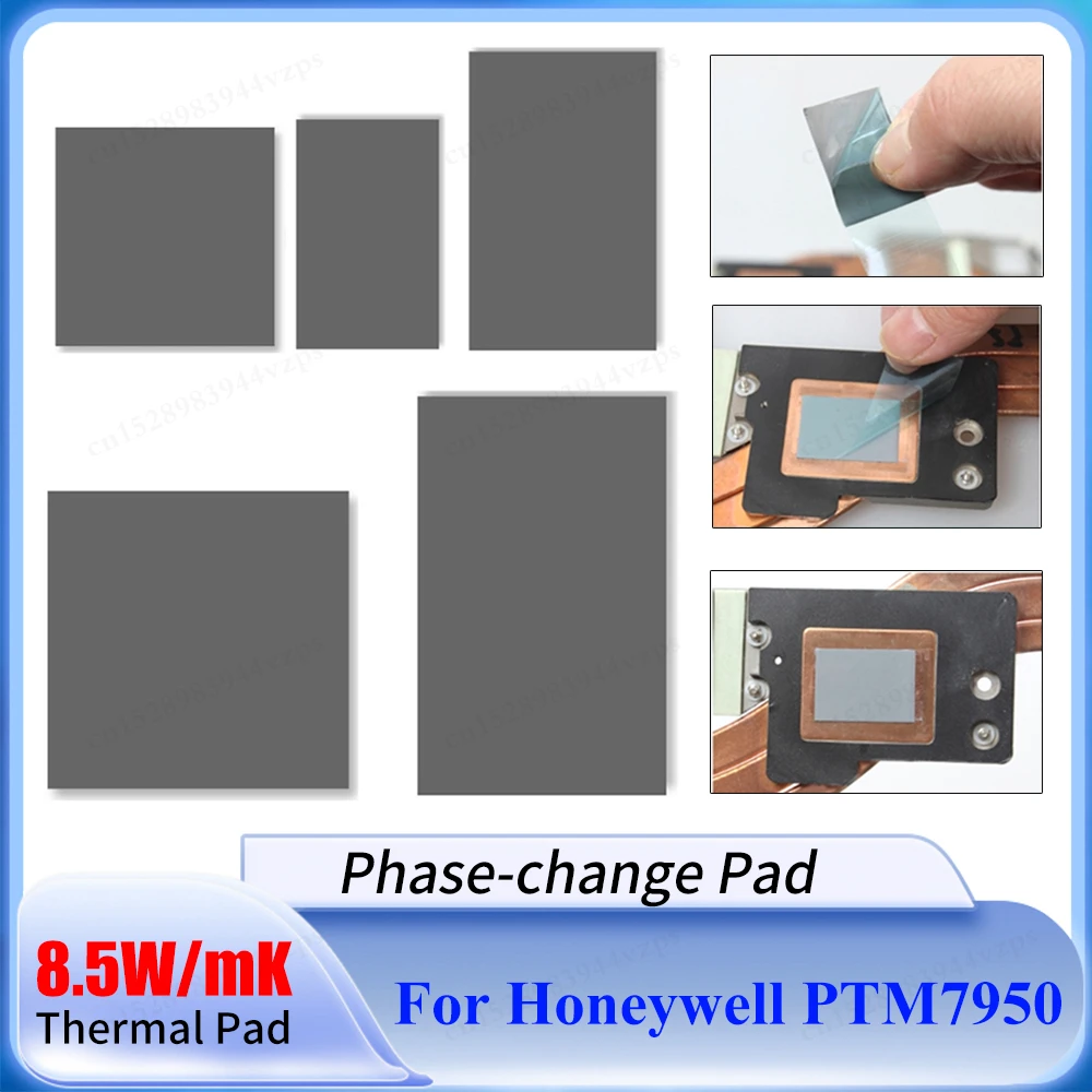 For Honeywell PTM7950 Phase Change Pad For Laptop Thermal Pad 8.5W/mK GPU CPU Heat Dissipation Silicone Thermal Conductive Paste