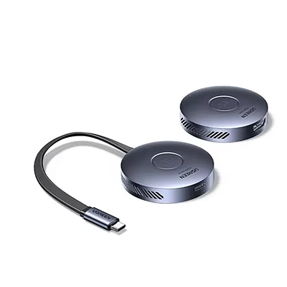UGREEN Magnetic Wireless USB-C Transmitter and HDMI Receiver, USB C to HDMI 1080P@60Hz 5G Transmission for Streaming Video Audio