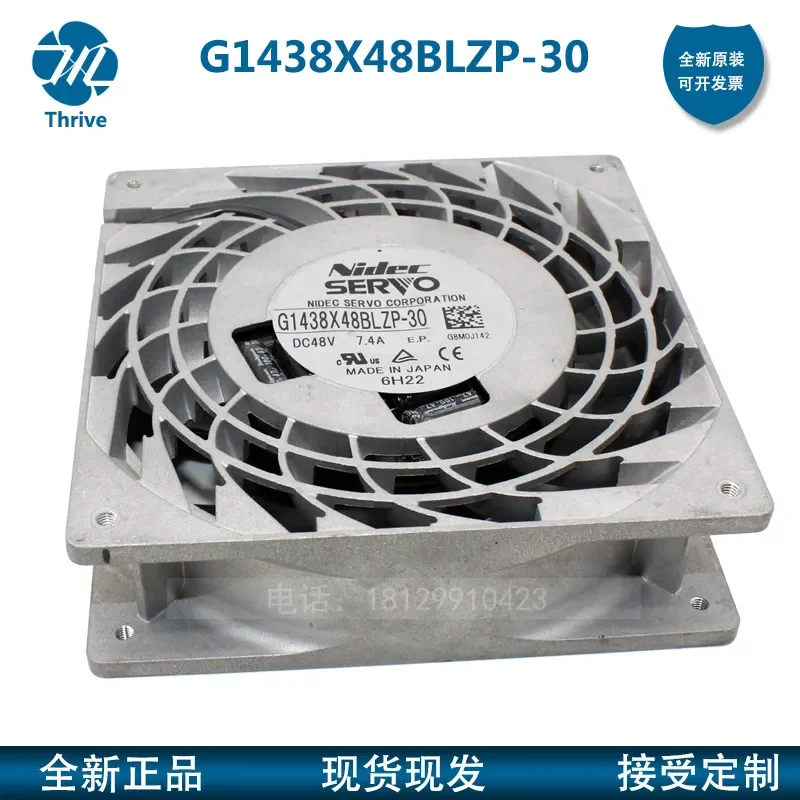 for Japan Nidec G1438X48BLZP-30 and G1438X54BMZP-25 14CM Inverter Chassis Fan