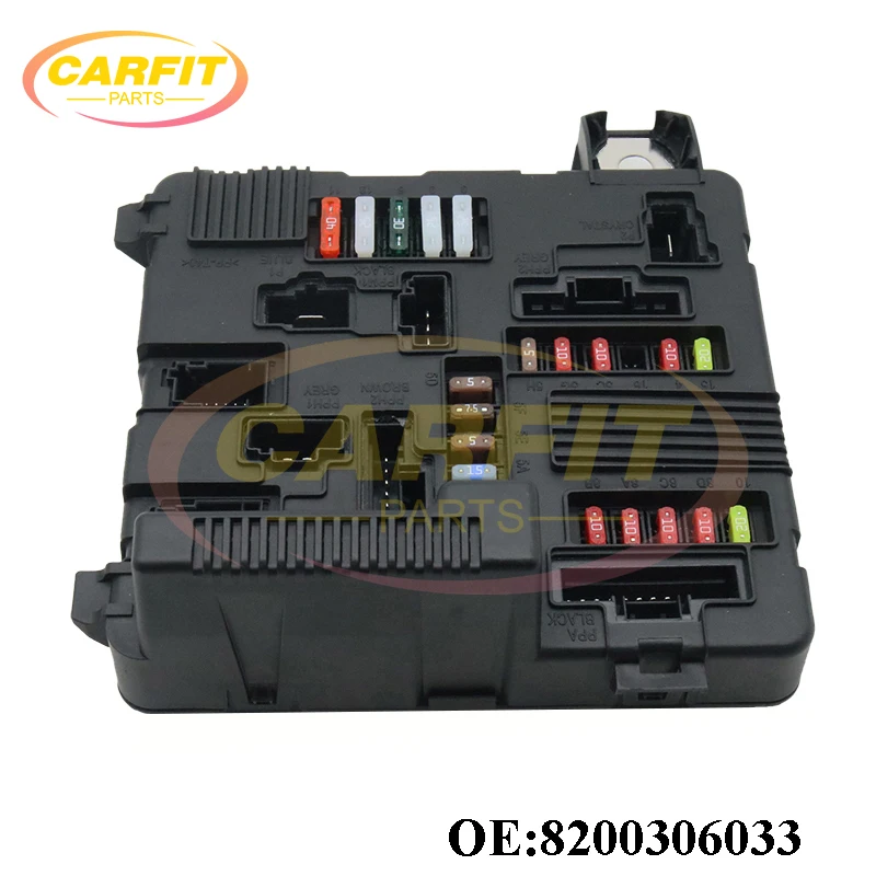 High Quality New OEM 8200306033 8200306032 5118399300 8200262385 Engine Fuse Box For Renault Megane II Scenic Auto Parts