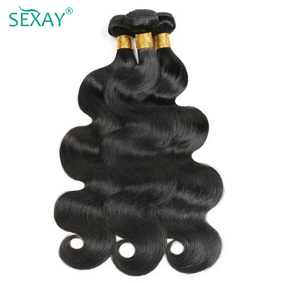 Unprocessed Brazilian Body Wave Hair Weave Bundles 100% Human Hair Weave Bundle Long Lasting Natural Black Human Hair Extensions