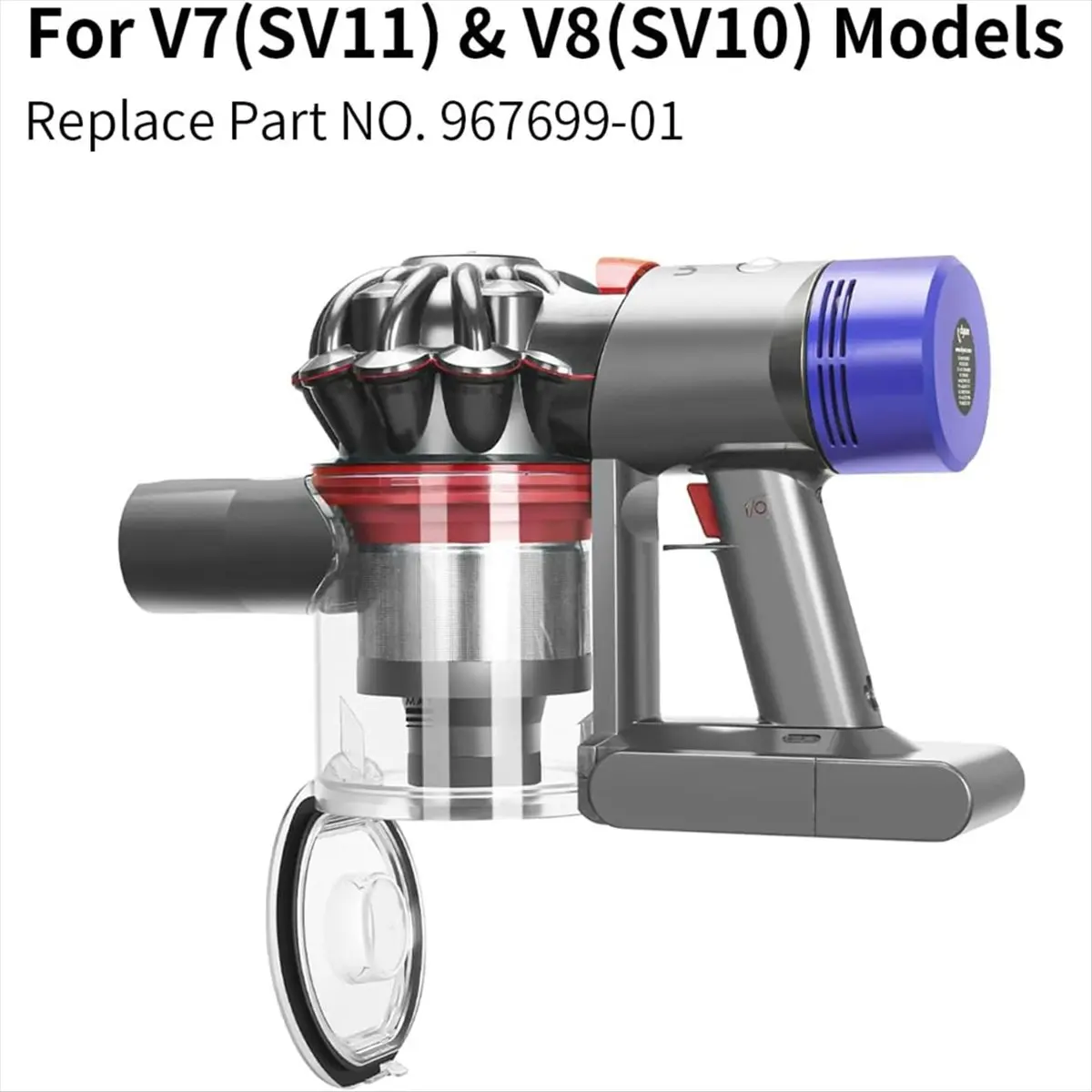 

A36R Cyclone пылесборник в сборе для пылесоса V7 V8 SV10 SV11, номер запасной части 967699-01