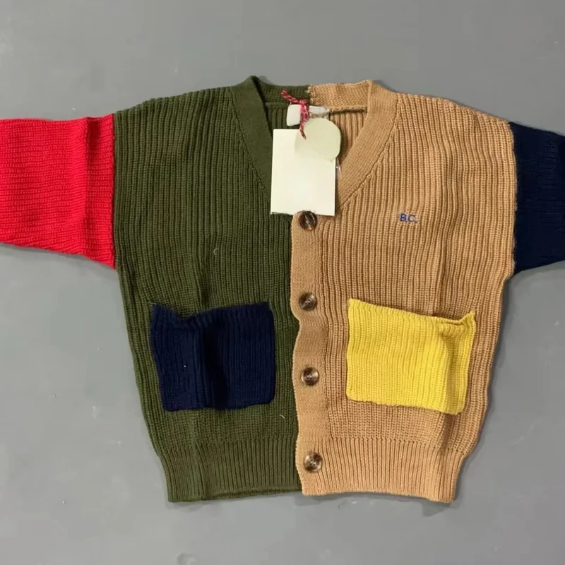OUYANG&IVAN Special Price Girl Sweater Boy Top for Summer and Spring Children\'s Cardigan