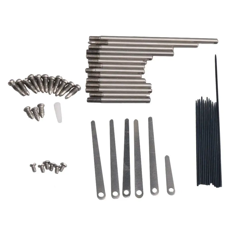 Kit de herramientas de reparación de clarinete DIY, piezas de mantenimiento, Kit de tornillos, hoja de resorte, accesorio para instrumentos de viento en madera