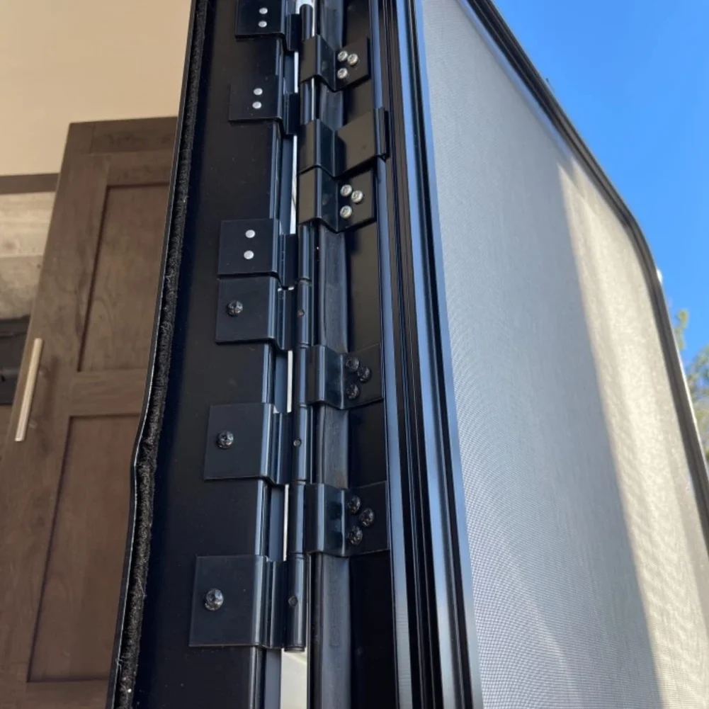5th Wheel Door Hinge RV Entry Door Hinge RV Door Repair Lightweight Design Compact Size Easy Installation Wide Fit