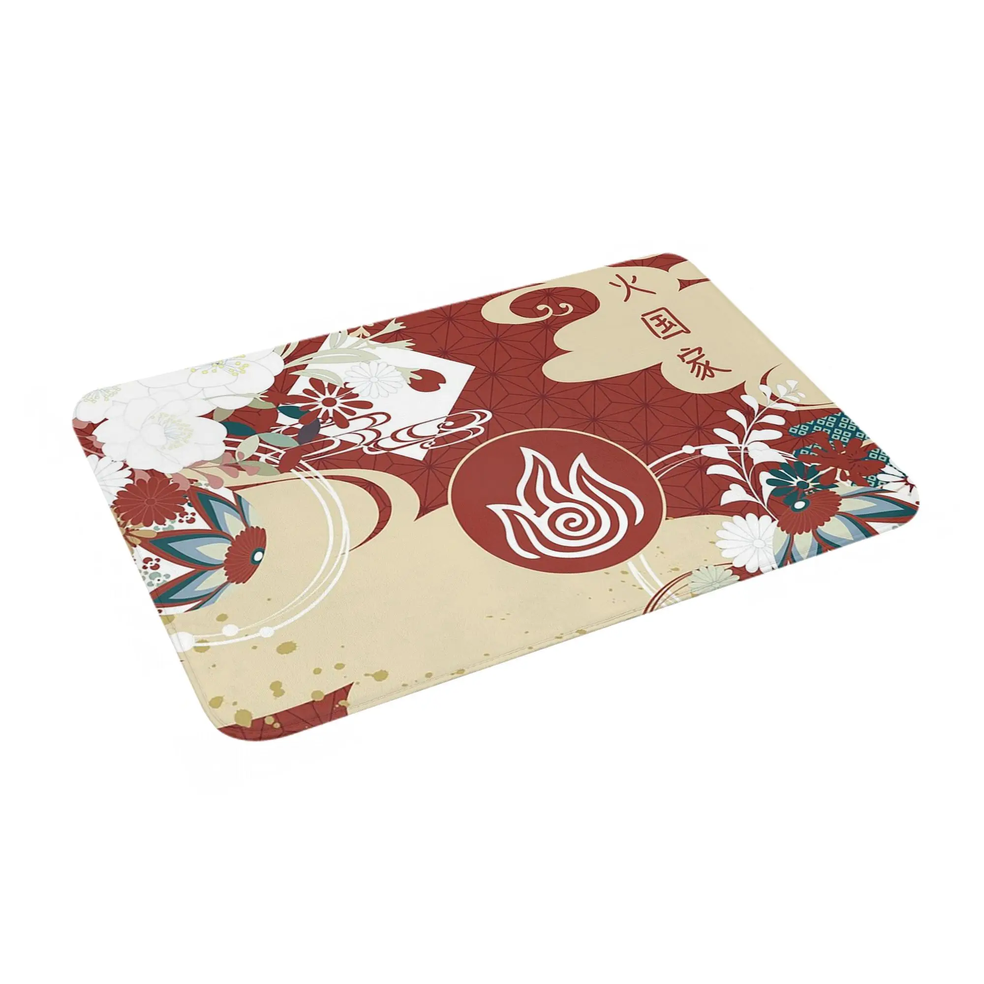 

Fire Nation Tapestry Non-slip Doormat Floor Mat Absorbent Mat Carpet Rug for Kitchen Entrance Home Balcony Footpad Mats